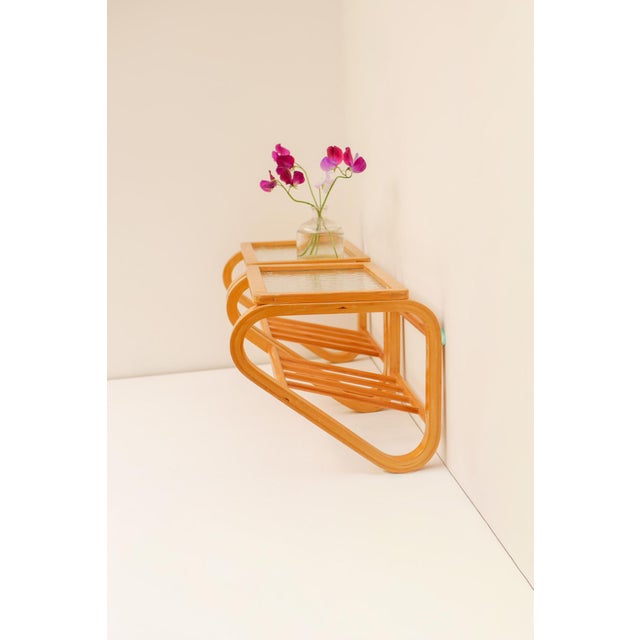 Scandinavian Bentwood and Glass Bedside Tables from Gemla, 1920s, Set of 2 For Sale - Image 4 of 14