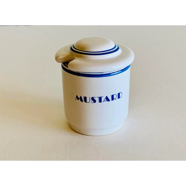 English Vintage English Porcelain Mustard Server For Sale - Image 3 of 6