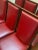 Mid-Century Modern Holly Hunt 1980s Red Leather Dinning Chairs Set of 8 For Sale - Image 3 of 13