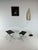 Modernist Nesting Tables in Metal and Black Glass, 1950s, Set of 2 For Sale - Image 12 of 13