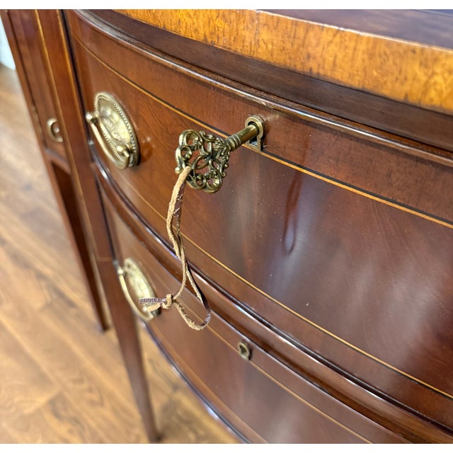 56” Hepplewhite Sideboard by Leighton Hall - Showroom Sample For Sale - Image 10 of 13