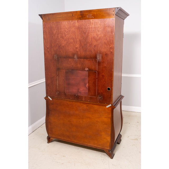 Pennsylvania House Cherry Fitted Interior Bedroom Armoire For Sale - Image 16 of 18