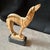 A 1930s Stylish Art Deco Hand-Carved Figure of a Greyhound For Sale - Image 12 of 12