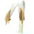 Gold 1990s Pair of Tiffany & Co Estate Leaf Earrings Clip-on 14k Gold Plated For Sale - Image 8 of 8