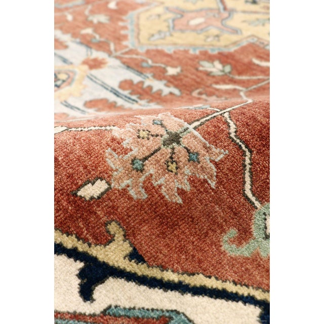 Pasargad Home Serapi Rust Wool Area Rug- 6' 1'' X 16' 1'' For Sale - Image 4 of 5