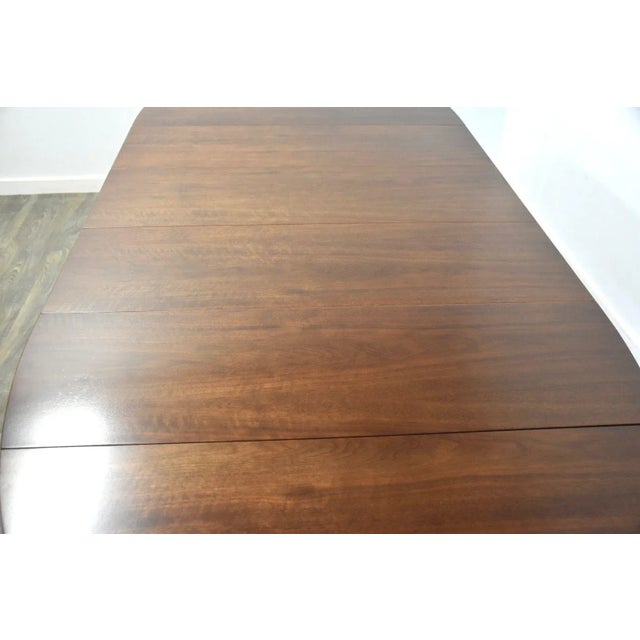 Refinished 1960’s Paul McCobb for Calvin Walnut Dining Table For Sale - Image 9 of 10