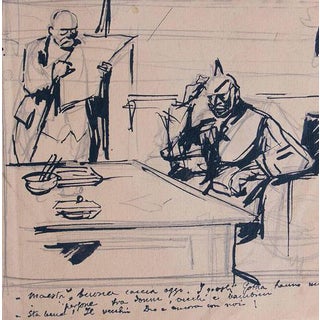 Gabriele Galantara, The Hunt, 1907, Ink and Pencil For Sale