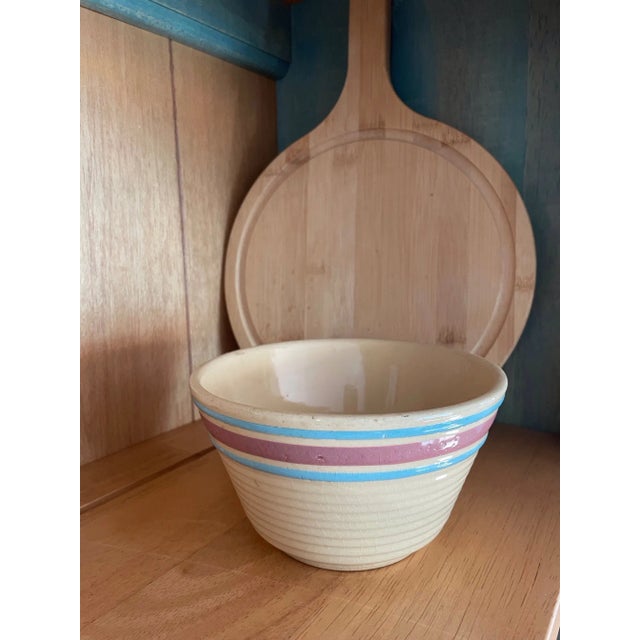 Vintage Watt American Stoneware Mixing Bowl For Sale - Image 4 of 5