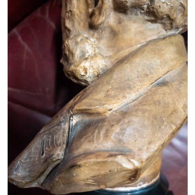 19th Century American Terra-Cotta Bust of a Gentleman by Olin Levi Warner For Sale - Image 18 of 18