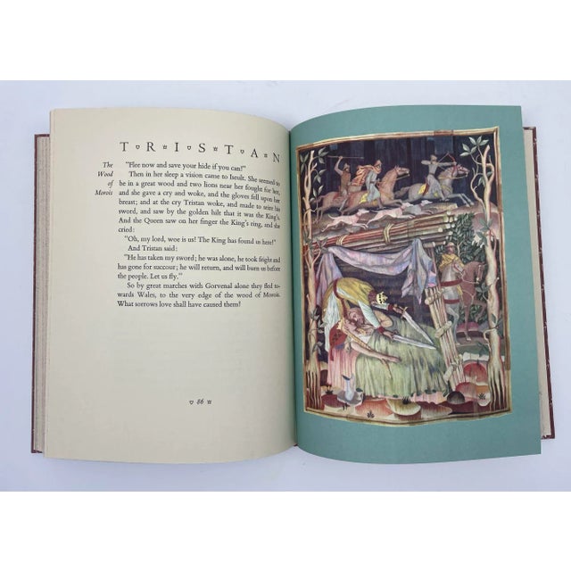 The Romance of Tristan and Iseult Joseph Bedier Heritage Press 1960 Illustrated For Sale - Image 10 of 10