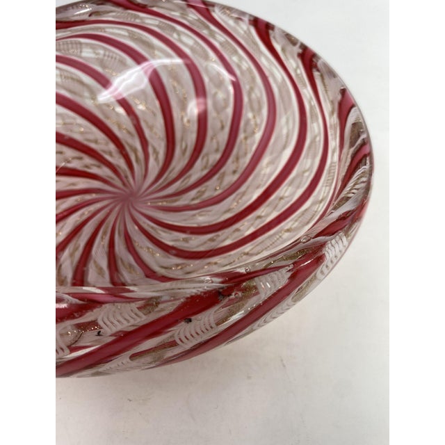 Traditional Vintage Murano Glass Candy Dish For Sale - Image 3 of 5
