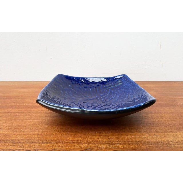 Mid-Century Modern Mid-Century Brutalist Fat Lava Pottery Bowl, 1960s For Sale - Image 3 of 18