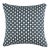Schumacher x Celerie Kemble Betwixt 22" Pillow in Indigo/Ivory For Sale