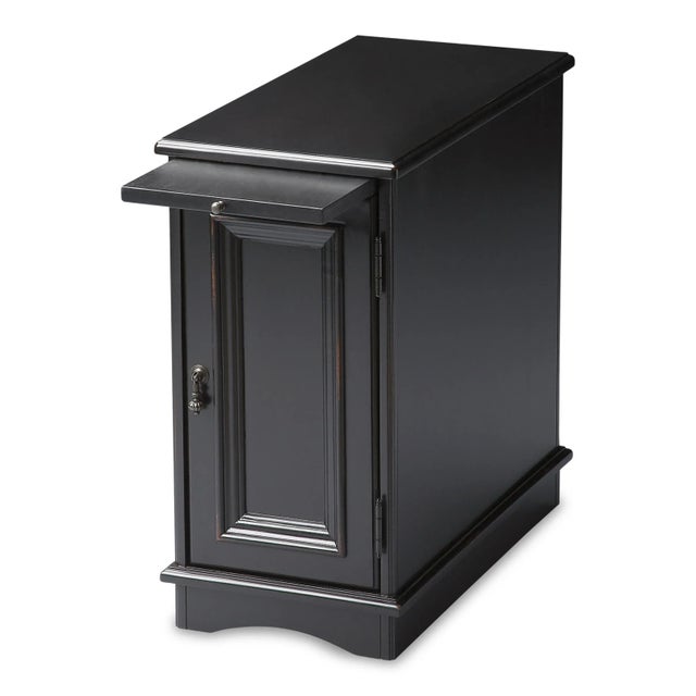 Traditional Harling Cabinet, Black For Sale - Image 3 of 3