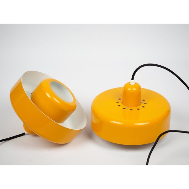 Vintage Gogo Pendant Lamps from Vitrika, 1970s, Set of 2 For Sale - Image 9 of 12