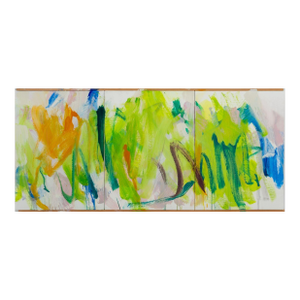 Robert O'Meara Abstract Composition Triptych Oil