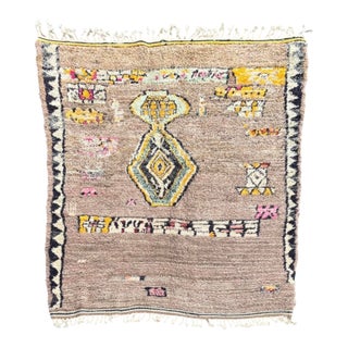 21st Century Modern Moroccan Wool Rug For Sale