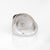 2010s Rock Crystal Diamond Dome Ring Estate 18k White Gold Sz 6.5 Cocktail Jewelry For Sale - Image 5 of 7