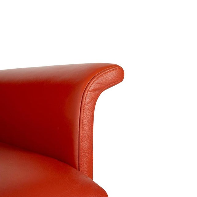 Filou Leather Lounge Chair from FSM For Sale - Image 6 of 15