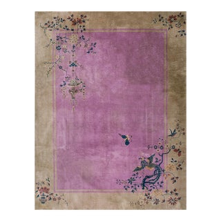 1920s Chinese Art Deco Carpet ( 8'7" x 11' - 262 x 335 ) For Sale