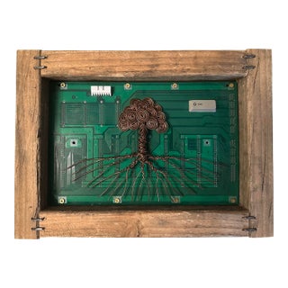 Circuit Tree Signed by Artist Christopher Allen For Sale