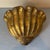 Mid 20th Century Large Italian Gold Scalloped Hanging Wall Planter For Sale - Image 10 of 10