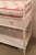 White Vintage Lilly Pulitzer Girls Faux Bamboo Lacquered Baby Changing Table For Sale - Image 8 of 12