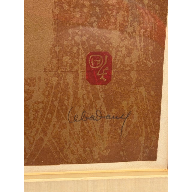 1979 Lebadang “Joyeux” Signed e.a. Artist’s Proof Serigraph, Framed With Documentation For Sale In Dallas - Image 6 of 14