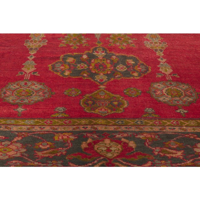 Late 19th Century Late 19th Century Persian Sultanabad Rug, 11'04 X 16'11 For Sale - Image 5 of 11