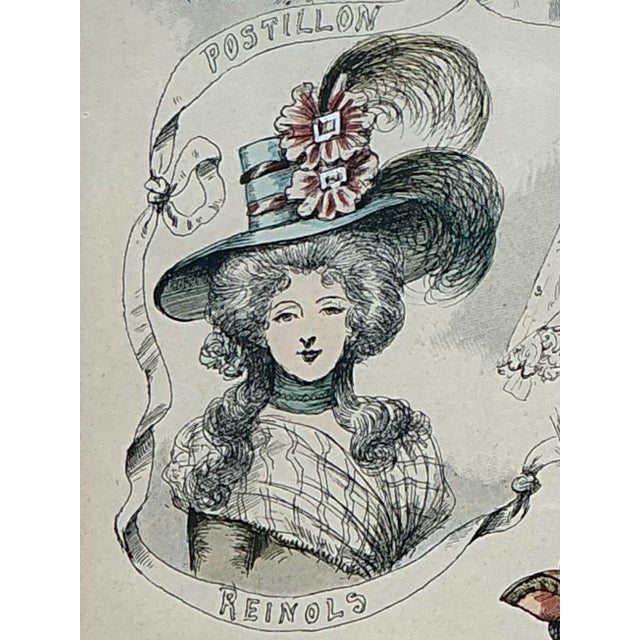 Vintage 18th Century French Coiffure Etching For Sale - Image 11 of 12