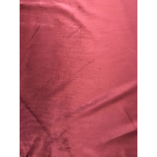 Italian Kravet Coture Red Velvet Fabric - 10 Yards For Sale