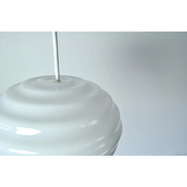 New Wave Opal Glass Pendant by Verner Panton for Holmegaard, 1984 For Sale - Image 7 of 14