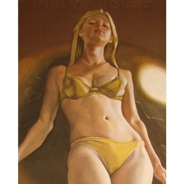 Mihai Florea, Forever Worship, Oil on Canvas For Sale - Image 3 of 5