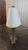 Hollywood Regency Roger Thomas Collection by Studio a Table Lamp — Gold Leaf Resin Body With Lucite Base For Sale - Image 3 of 8