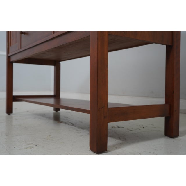 Brown Stickley Mission Arts & Crafts Cherry Sideboard For Sale - Image 8 of 18