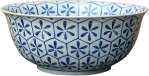 Blue & White Decorative Bowl