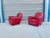 Vintage Leather Lounge Chairs & Ottoman Set, 3 Pieces For Sale - Image 4 of 13
