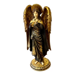 Elegant Vintage Angel With Horn For Sale