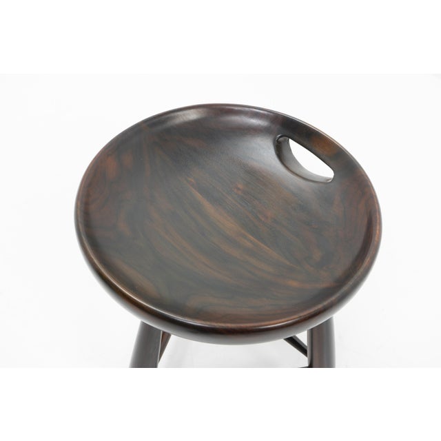 Wood Mocho Stool by Sergio Rodrigues for Oca, 1950s For Sale - Image 7 of 11