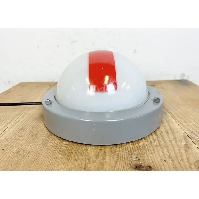 Vintage Emergency Wall Light from Elektrosvit, 1970s For Sale - Image 4 of 13