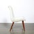 Cream Pair of Art Deco Button Back Velvet Chairs by Russel Wright for Conant Ball For Sale - Image 8 of 13