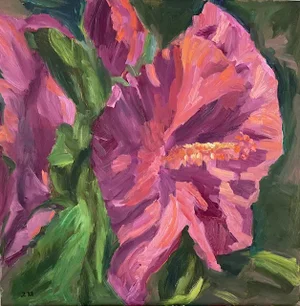Flower Painting, Original Oil Painting by Linda Gerson