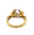Mid 20th Century Mid 20th Century Carrera y Carrera Diamond Pearl Claw Ring 18K Yellow Gold Size 6.5 For Sale - Image 5 of 10