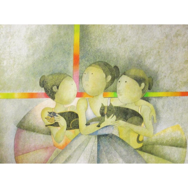 Printmaking Materials Graciela Rodo Boulanger, Les Petit Rats, Ballerinas, Circa 1980 For Sale - Image 7 of 12