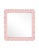 Contemporary Fleur Home Audubon Bamboo Sticks Square Mirror in Authentic Pink, 24x24 For Sale - Image 3 of 3