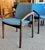 Set of Six Mid Century Danish Modern Rosewood & Upholstered Dining Chairs by Kai Kristiansen for Ks Mobler , Denmark c.1960 For Sale In San Francisco - Image 6 of 8