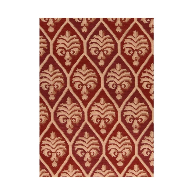 Traditional Indian Sumak Manchoria Rug 10'0" X 14'0" For Sale - Image 3 of 4