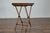 19th Century English Tray on Stand Mahogany Side Table with X-Form Base For Sale - Image 12 of 12