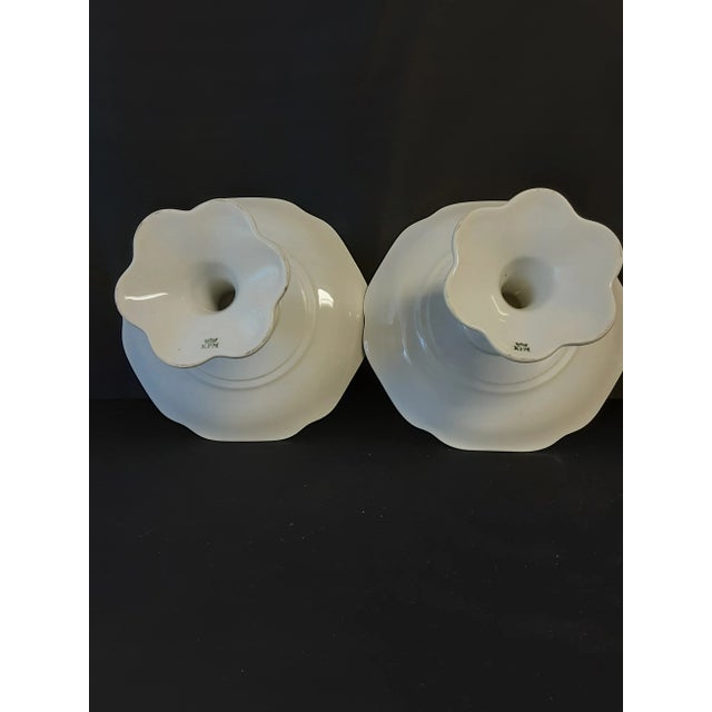 1900 - 1909 Pair of Vintage Kpm Dessert Trays For Sale - Image 5 of 6