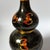 Chinese Vintage Cloisonné Enamel Double-Gourd Vase – Black Ground With Gilt Bat & Cloud Motif For Sale - Image 3 of 8
